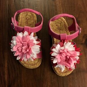 Rampage  Lil Jenny Pink Strappy Sandals Size 7 Little Girls